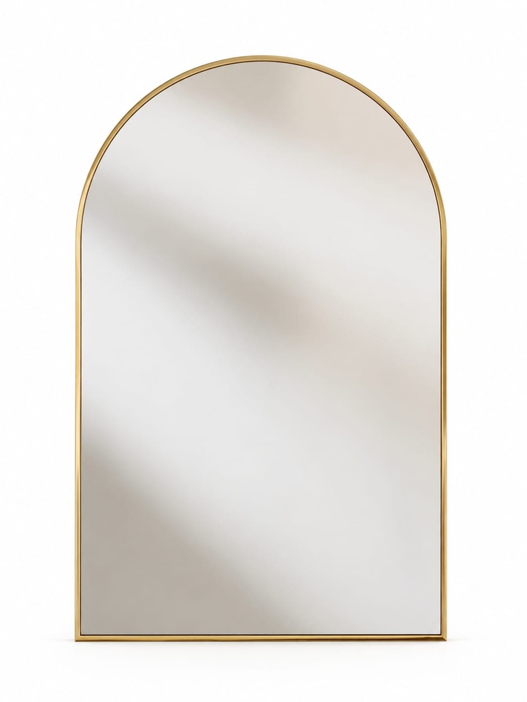 20X30" L&F DECORATIVE CURVED MIRROR - GOLD