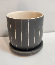 5" STRIPES PLANTER