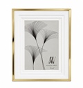 4" x 6" Arden Way Gold & White Inlay Picture Frame 