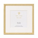 4" x 4" Isaac Jacobs Gold Rope Frame Picture Frame