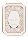4" x 6" Hollis Bryn Gold & White Octagonal  Picture Frame 