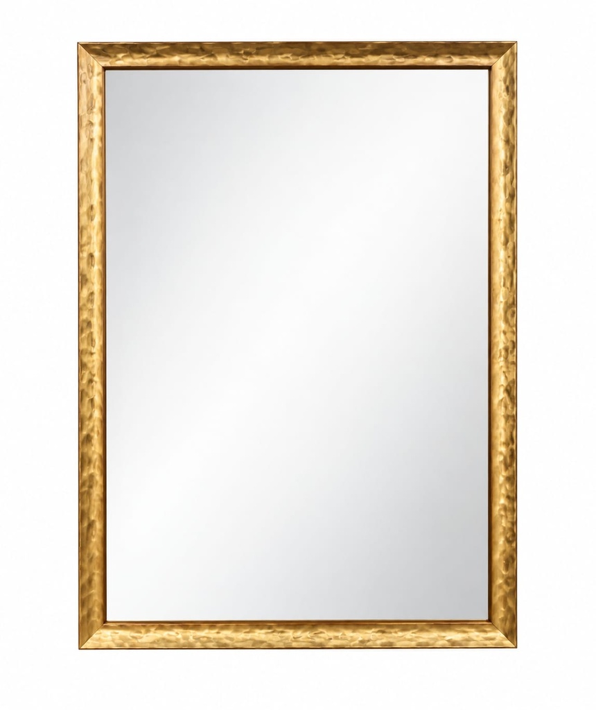"24x36"-Gold Metallic Rectangle Wall Mirror 