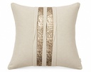  VELVET & SEQUIN PILLOW WITH FOLDED DETAILS  