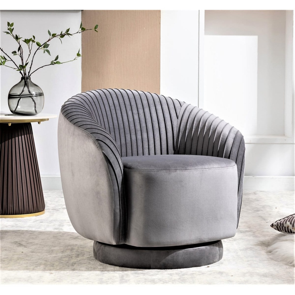THE MAISON GREY SWIVEL CHAIR 