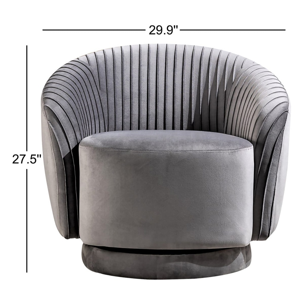 THE MAISON GREY SWIVEL CHAIR 