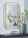 Metal wall mirror