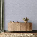 FAUX HORIZONTAL GRASS CLOTH TEXTURED POWDER BLUE WALLPAPER