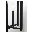 BLACK LANTERN LIGHT FIXTURE