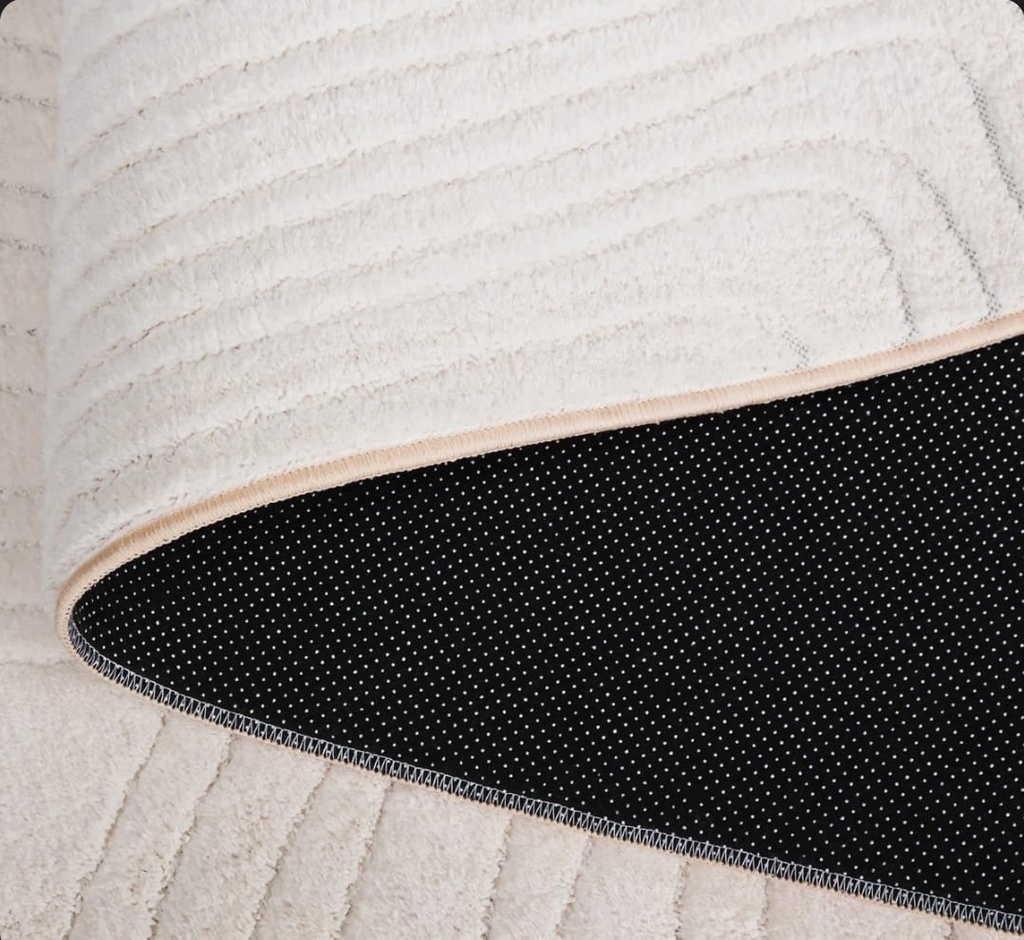 Derenik Grey Washable Abstract Rug 6x9