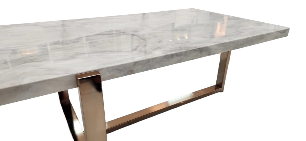 Damir Gold and Marble Coffee Table