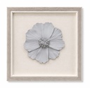 Blue 3D Floral Shadow Box  