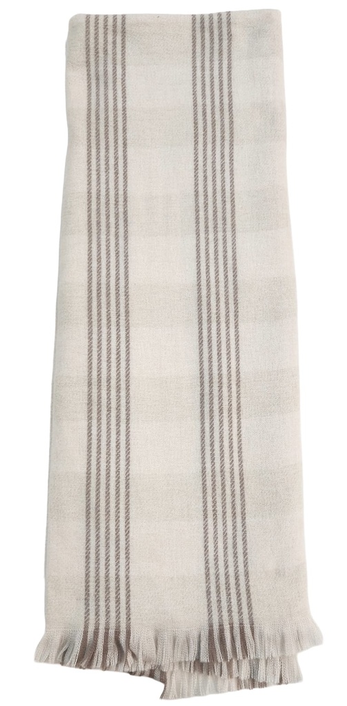 DKNY 50"X70" THROW-TAUPE  