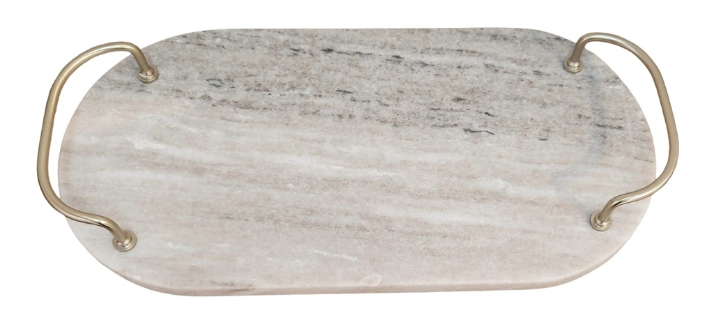 WARM BEIGE MARBLE TRAY   