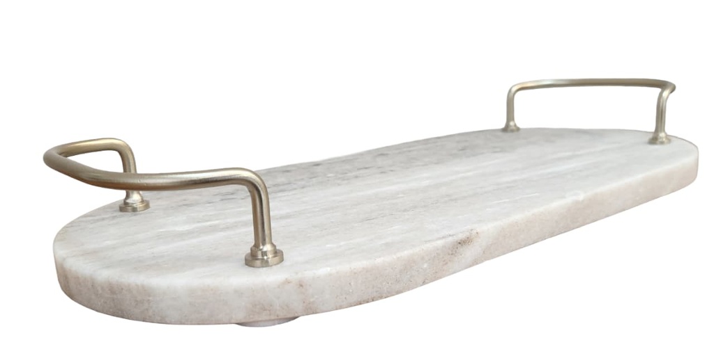 WARM BEIGE MARBLE TRAY   