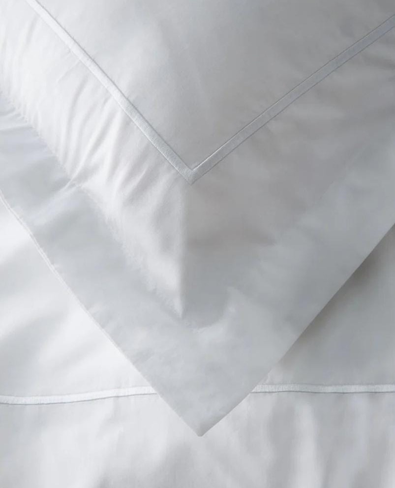 Benin Traditional Percale Queen Duvet-White 