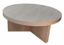 Holm Round Wooden Coffee Table 15x32"