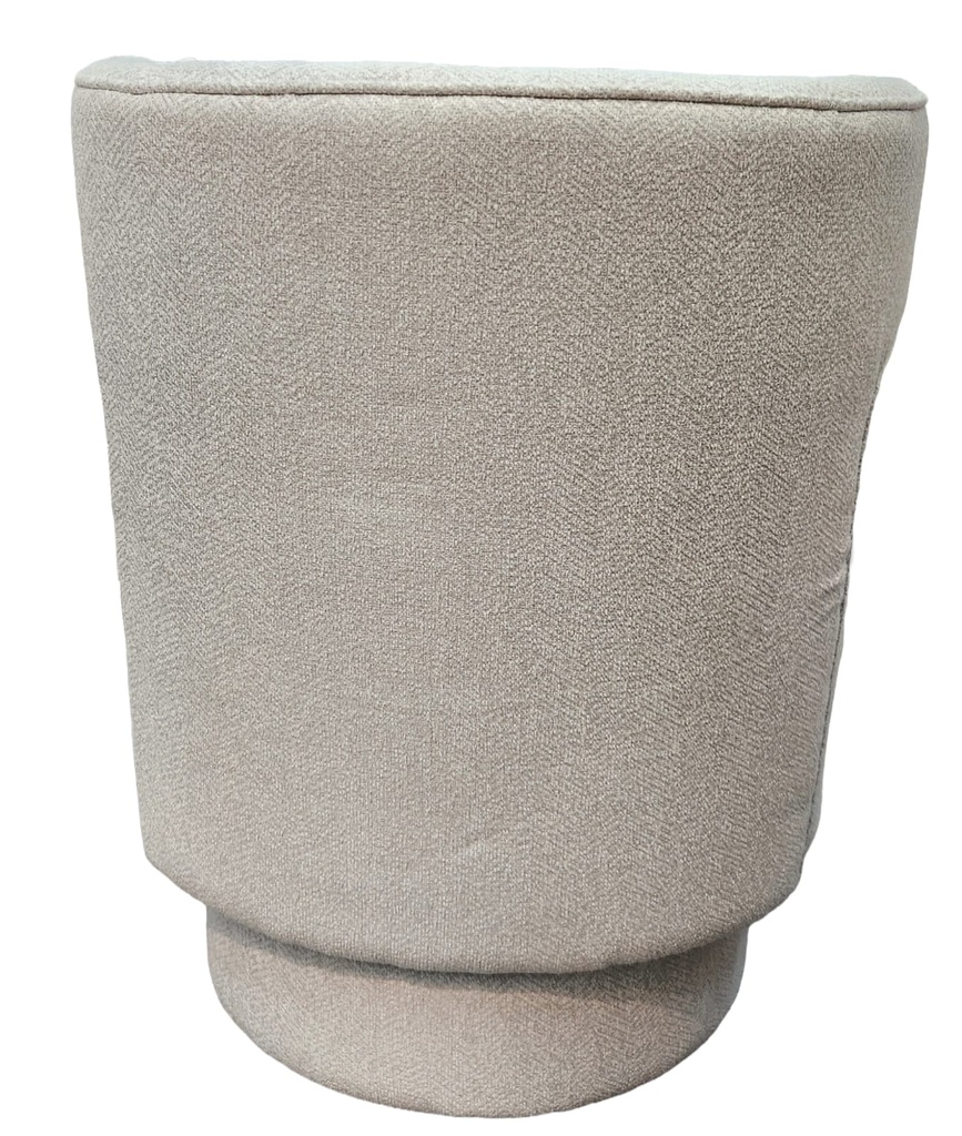 Dottie Modern Swivel Chair-Grey & Ivory Patterned  