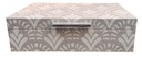 Grey and Beige Patterned Design Box-Sm 