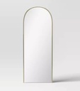 Large Gold Standing Arch Mirror 