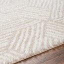 6.7 x 9 Becki Owens Cloudy Striped Pattern Area Rug 