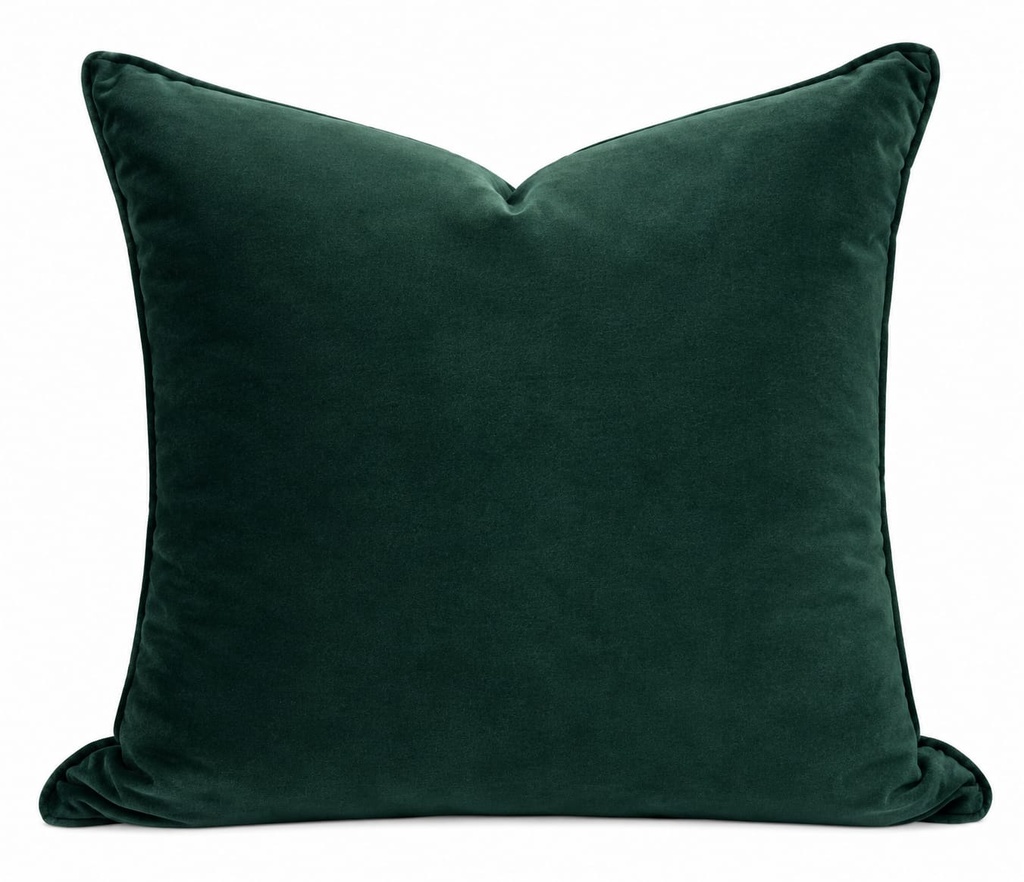 Emerald Green Velvet Pillow 