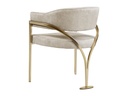 Gold Velvet Stone Dining Chair