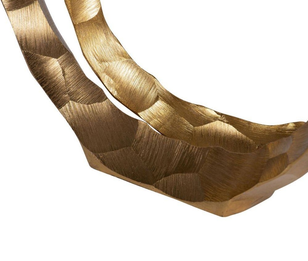 16" Hammered 
Decorative Rings, Gold