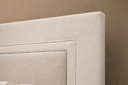 DL KING TWO TONED BED WITH PIPING DETAILS 
