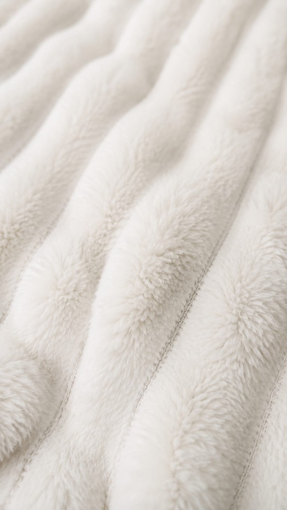 Room Essentials White 50" x 60" Plush Throw Blanket  