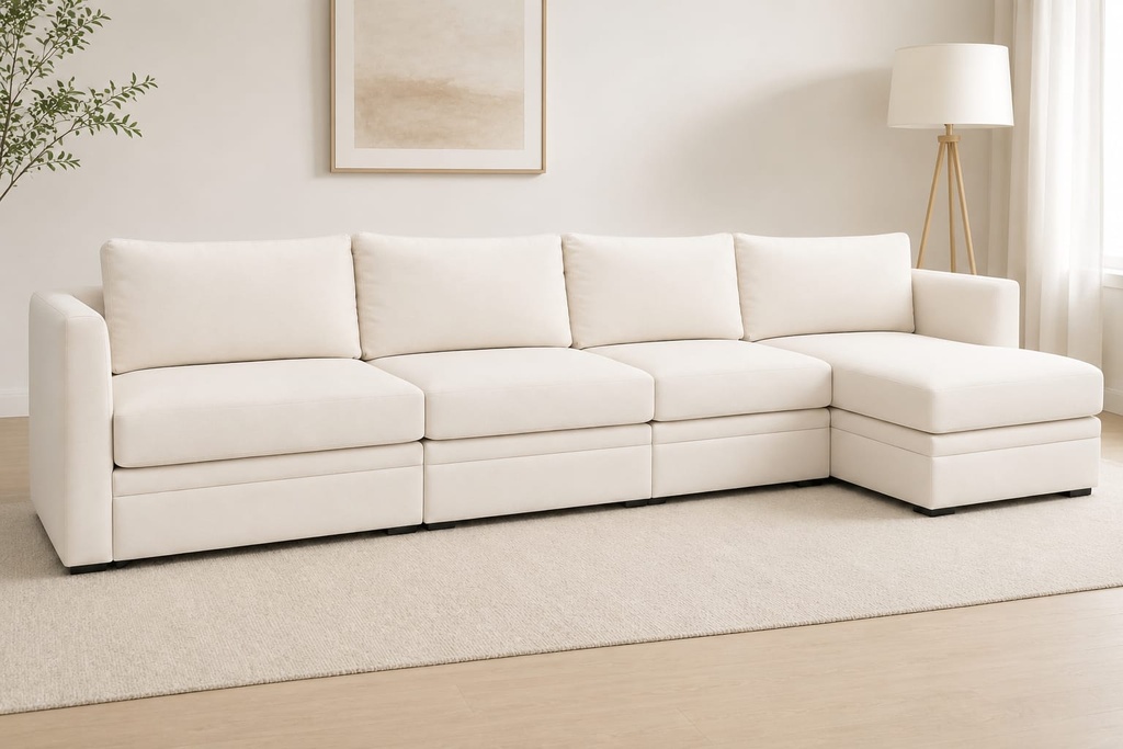 DL GRANDUER 5PC SECTIONAL-TOUCH SAND 