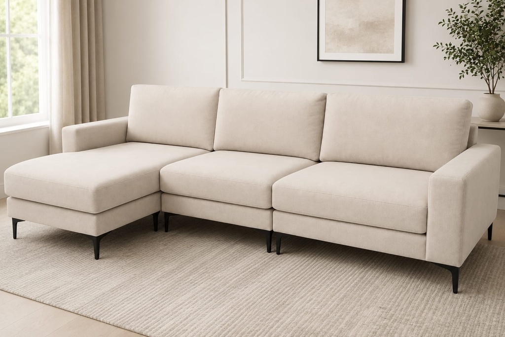 DL OASIS 2PC SECTIONAL-TOUCH TAN
