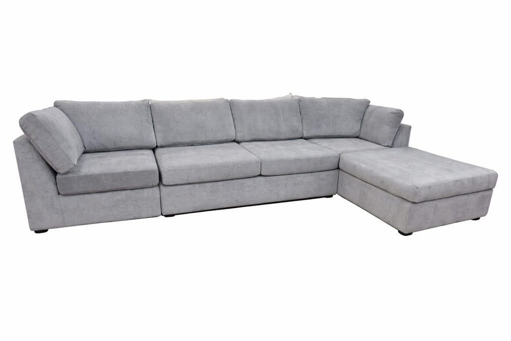 DL HARMONY 5PC SECTIONAL-TOUCH ALUMINUM