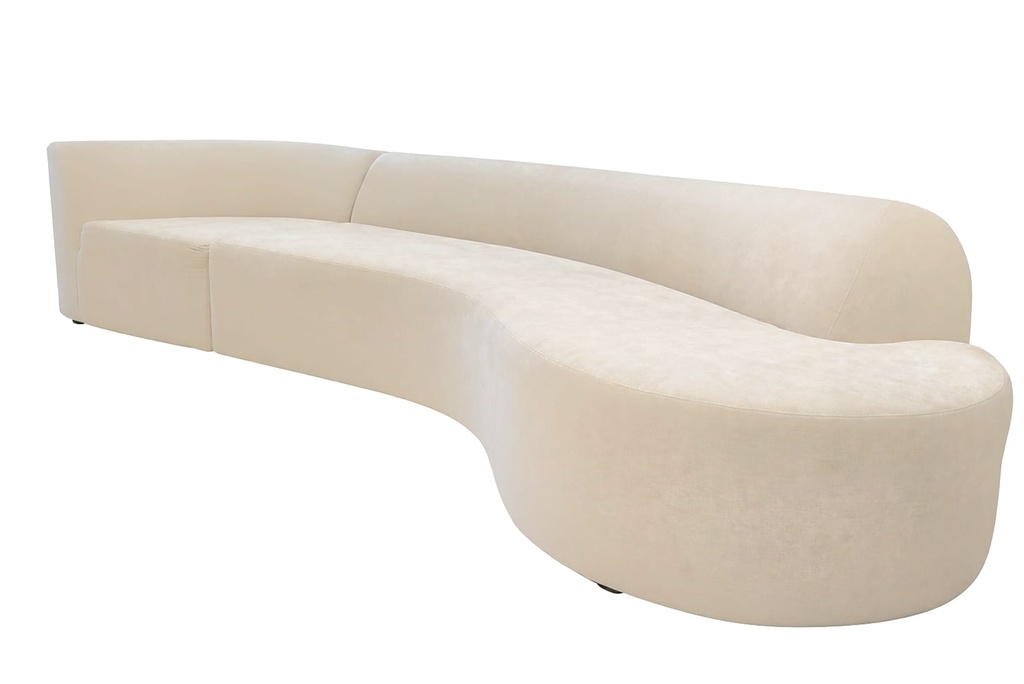 CURVED TOUCH BEIGE SOFA