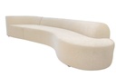 CURVED TOUCH BEIGE SOFA