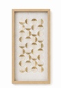 Madison Park -White & Gold Circles Wall Art 