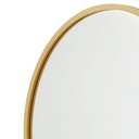 30 X 30 Gold Frame Round Mirror 