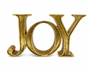 Gold "JOY" Sign 