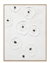 White Blooms Wallart  