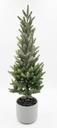 USB Light Up Christmas Tree in White Pot 