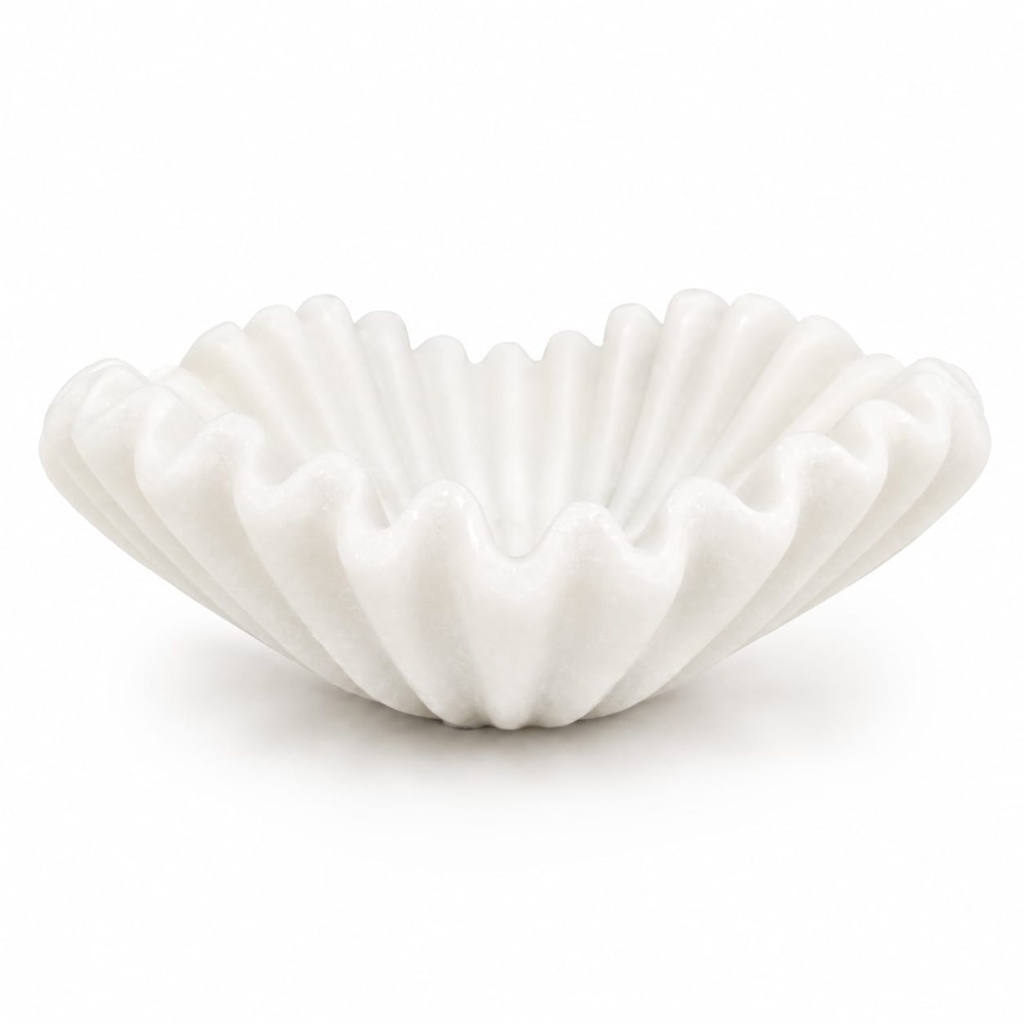 Ripple Marble Decorative Bowl 