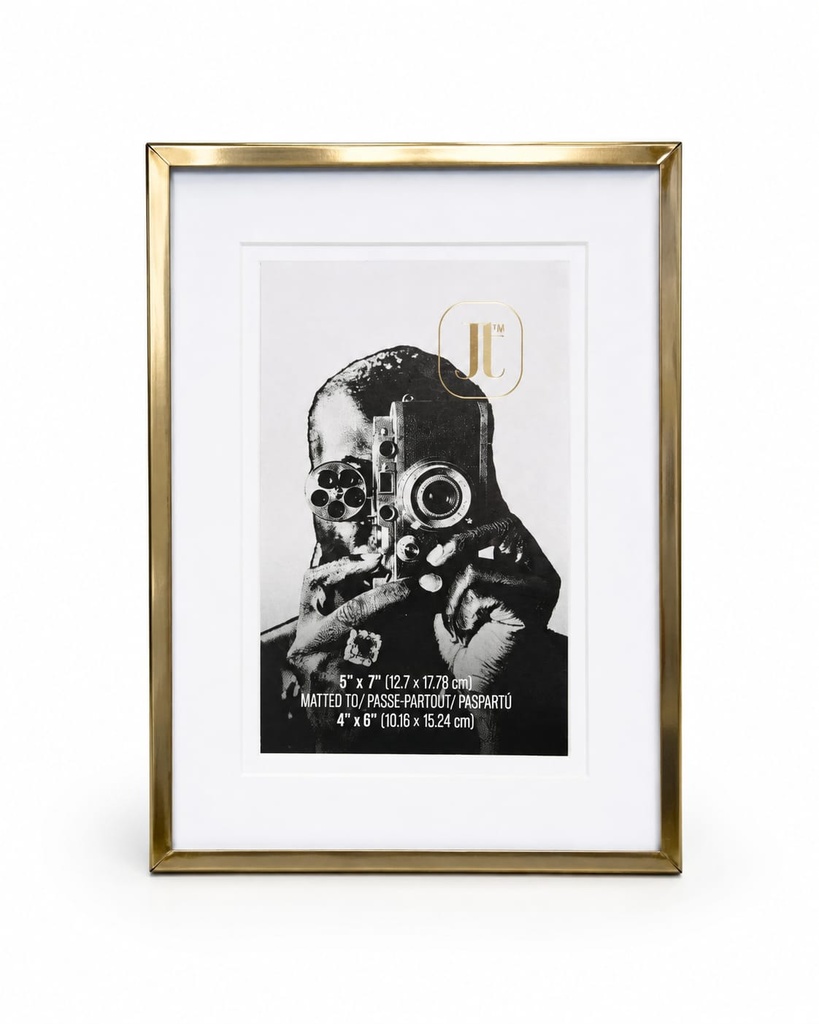4" x 6" Gold Frame Vintage Picture Frame 