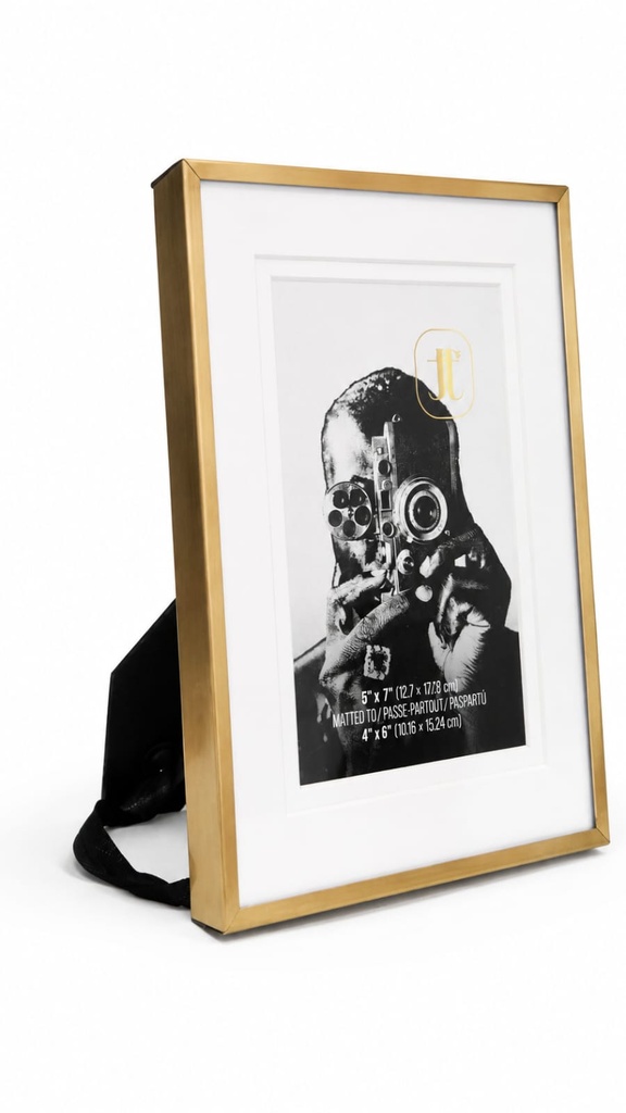 4" x 6" Gold Frame Vintage Picture Frame 