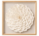 The Ivory Rosette Shadow Box 