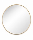 30 X 30 Gold Frame Round Mirror 