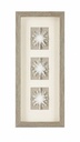 Silver Crystal 3D Rectangular Wallart  