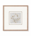 Selenite Crystal With Gold Details Shadow Box Wallart