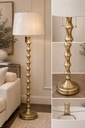 Champagne Bamboo Base Floor Lamp