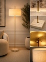 Stockholm Brass Base Floor Lamp 