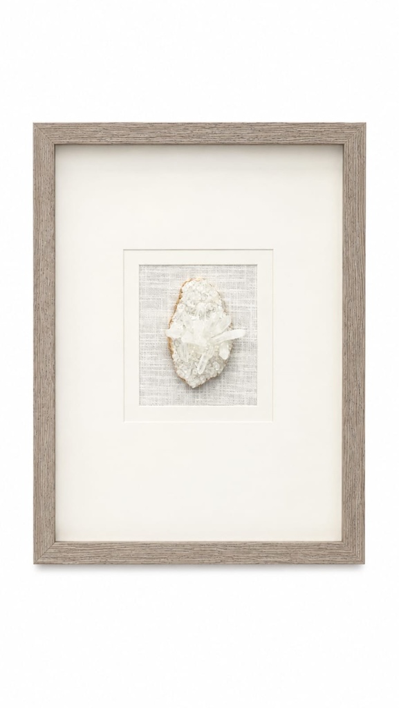 Natural Crystal Shadow Box Wallart  