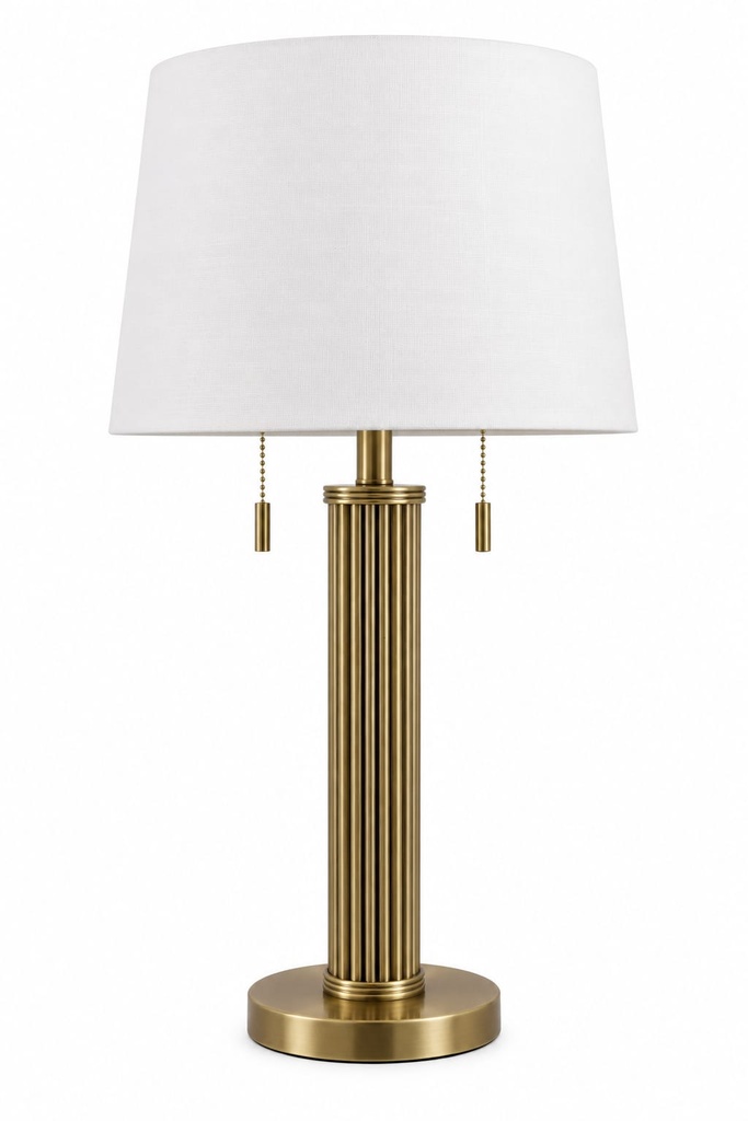 The Golden Fluted Base Lamp